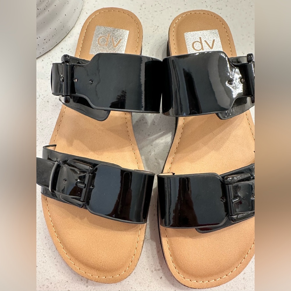 Dolce Vita black slides